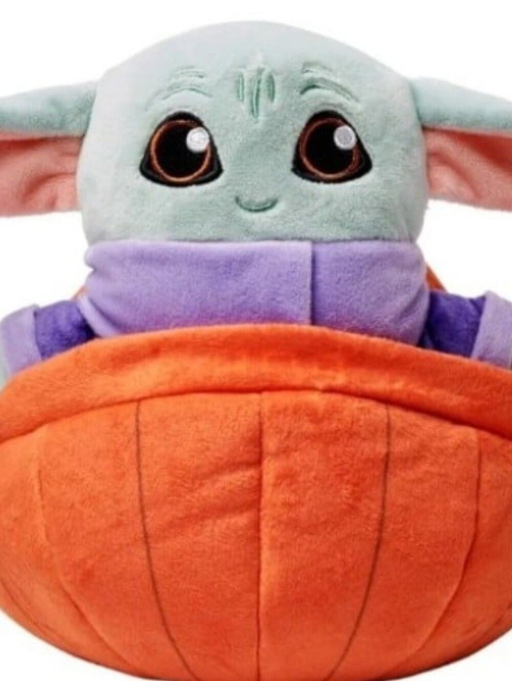 New Disney Store Grogu Plush With Pumpkin Shell